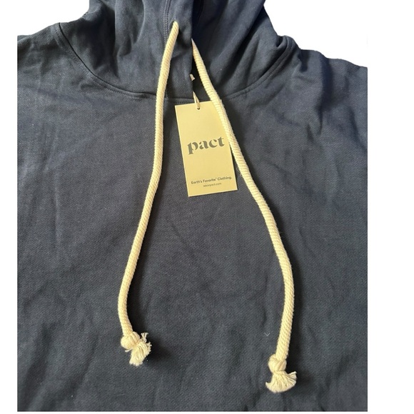 Pact Navy unisex All For One Hoodie Sweatshirt - Picture 4 of 5